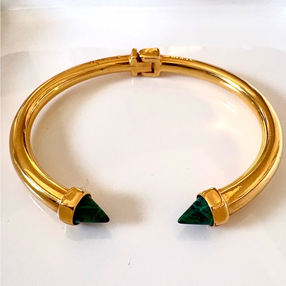 Vita Fede Made in Italy Malachite Hinged Bracelet - Picture 4 of 5